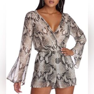 Windsor Snake Romper